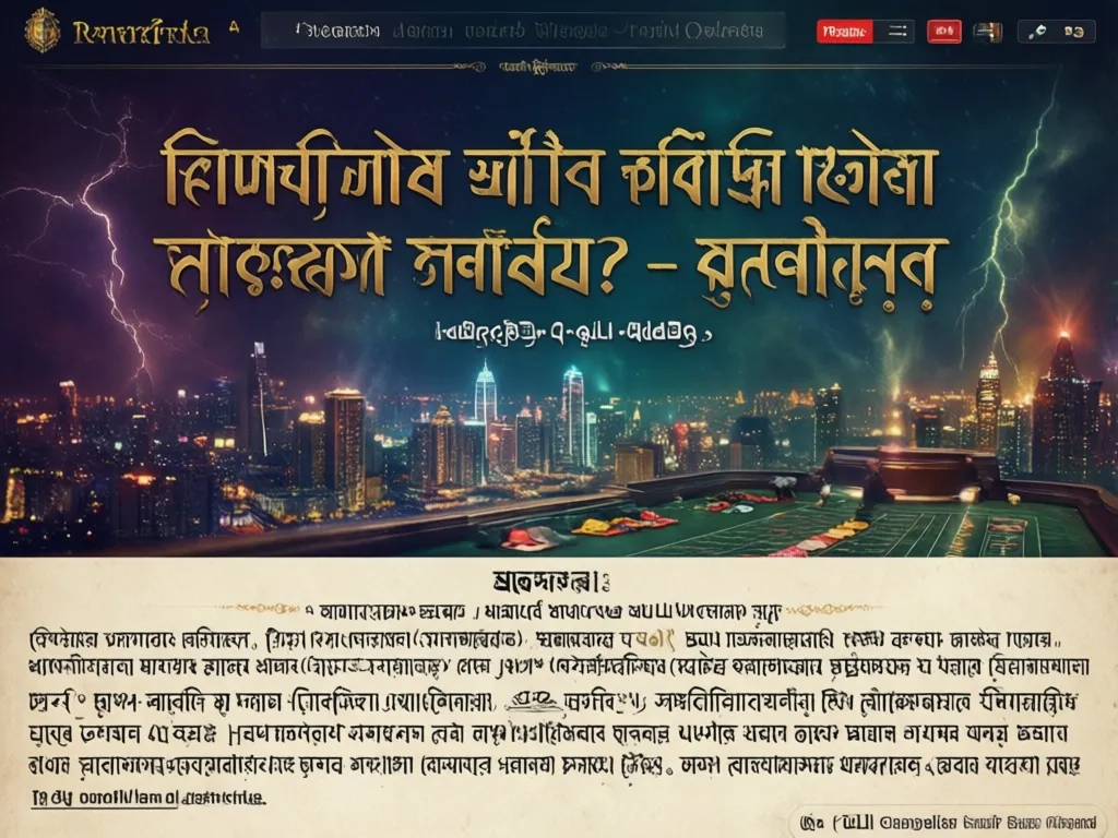 বাংলাদেশে সেরা বাংলা বেটিং সাইট নির্বাচনের গাইড
