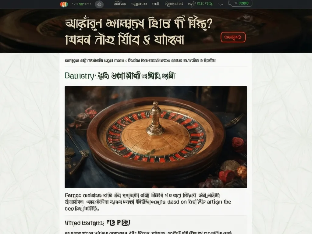 বাংলাদেশে অনলাইন বেটিং আইনি সতর্কতা এবং টিপস